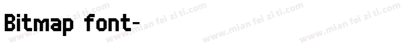 Bitmap font字体转换